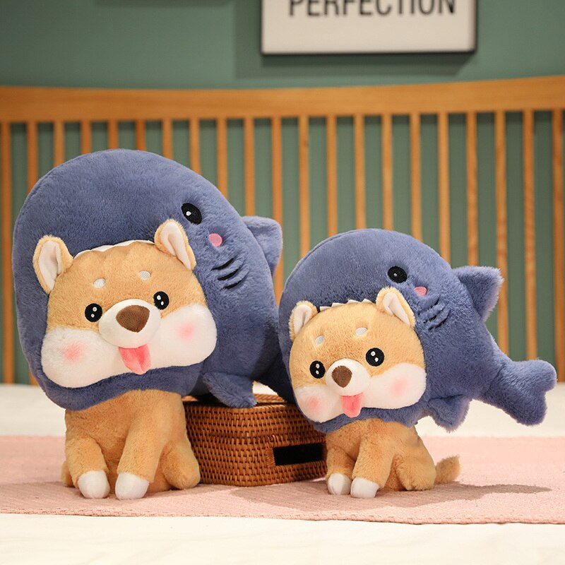 Funny Shark Dog Plush Toys 30/45cm