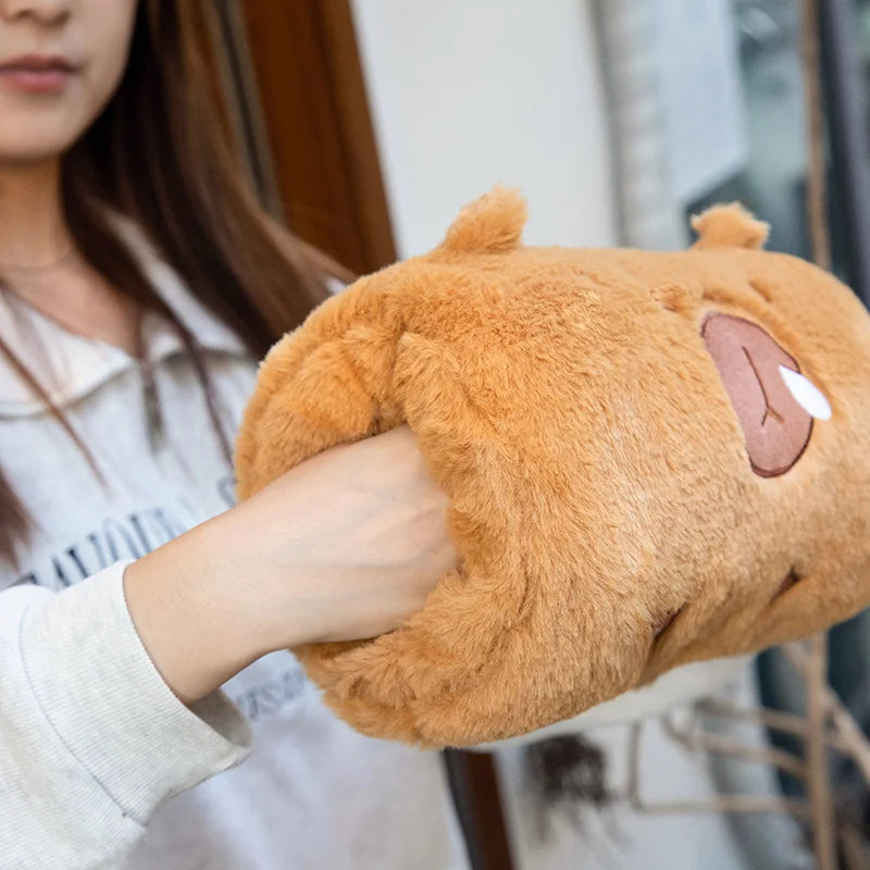 Cute Capybara Hand Warmer Pillow Plush Toys 30cm - 4 Styles