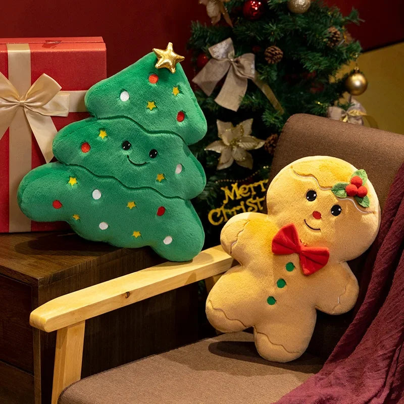 Christmas (Tree/Snowman/Gingerbread Man/House) Plush Toys 35cm