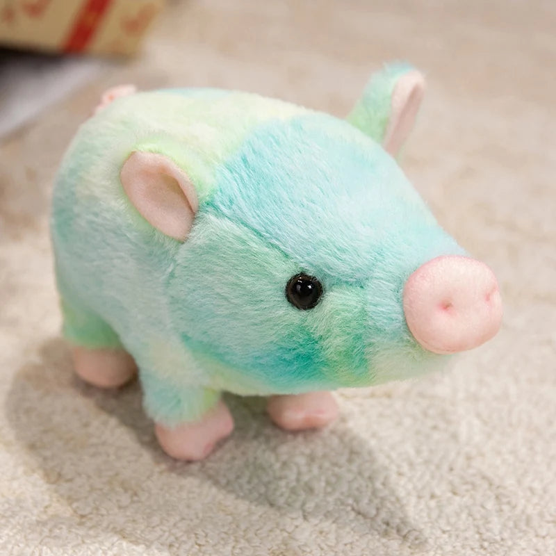 Cute Colorful Pig Plush Toys 23cm