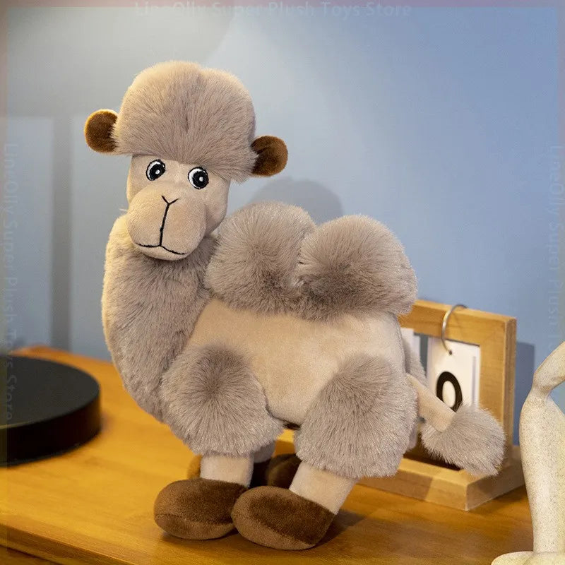 Cute Camel Plush Toys 28/38cm - Brown/Grey