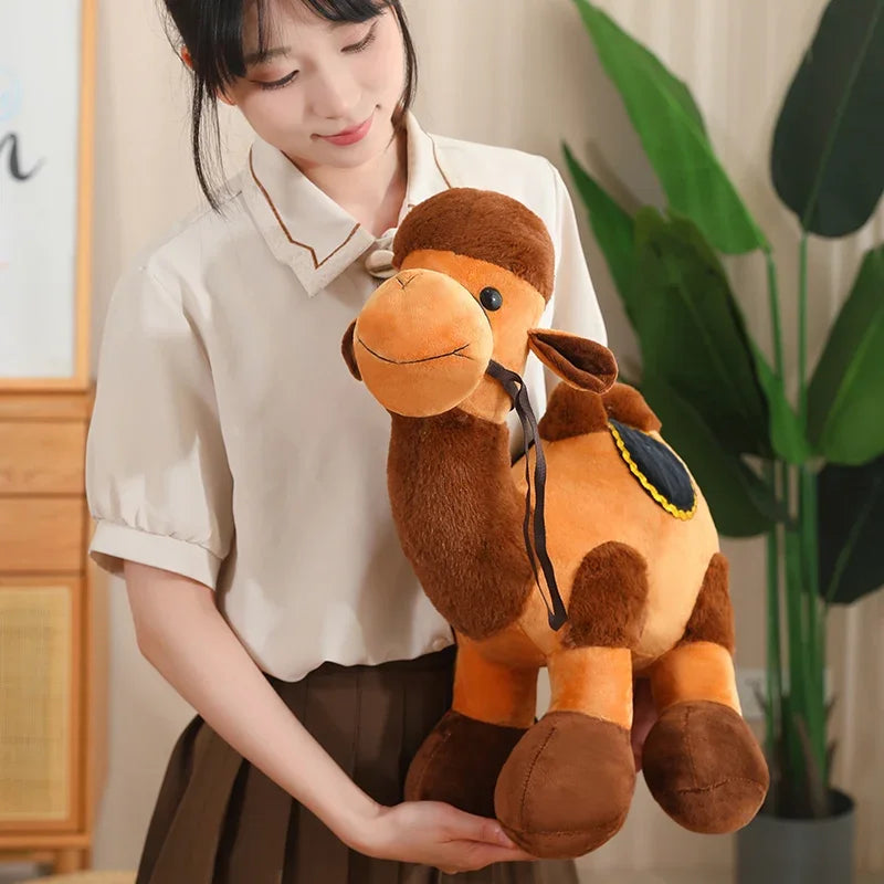  Cute Camel Plush Toys 30/40/50cm - Brown/White