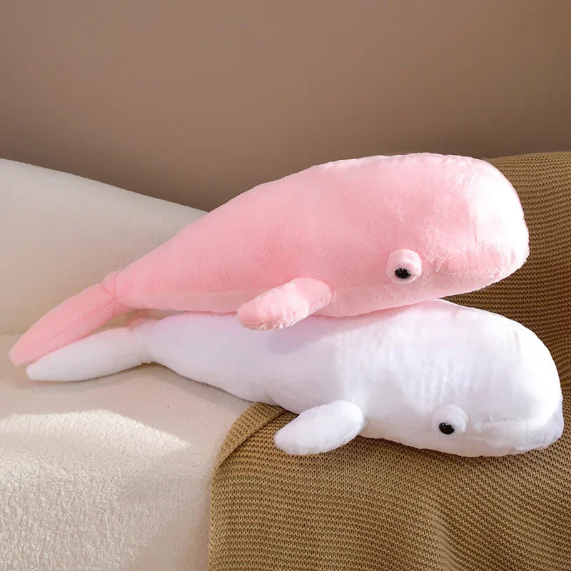 Cute Beluga whale Plush Toys 75/100cm - Pink/White