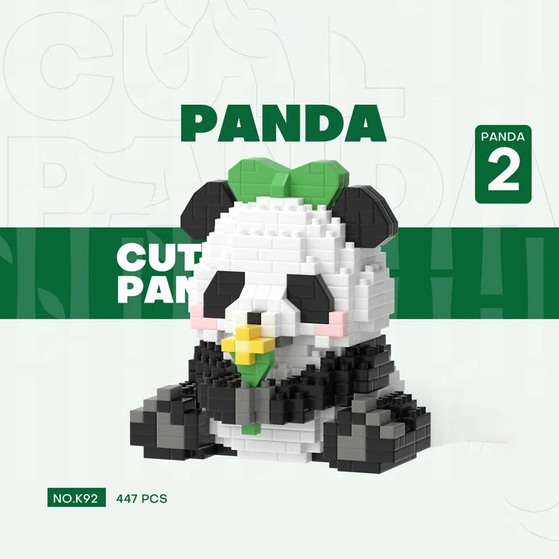 Cute Panda / Swing Mini Building Blocks - 5 Styles