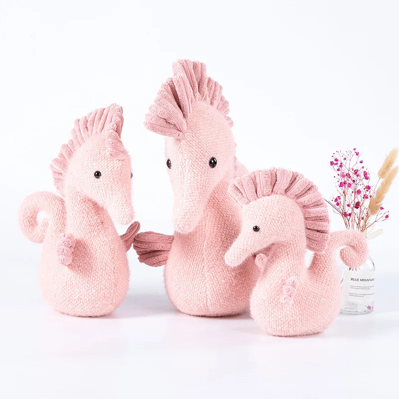 Cute Sea Horse Plush Toys 20/30/40cm - Blue/Pink