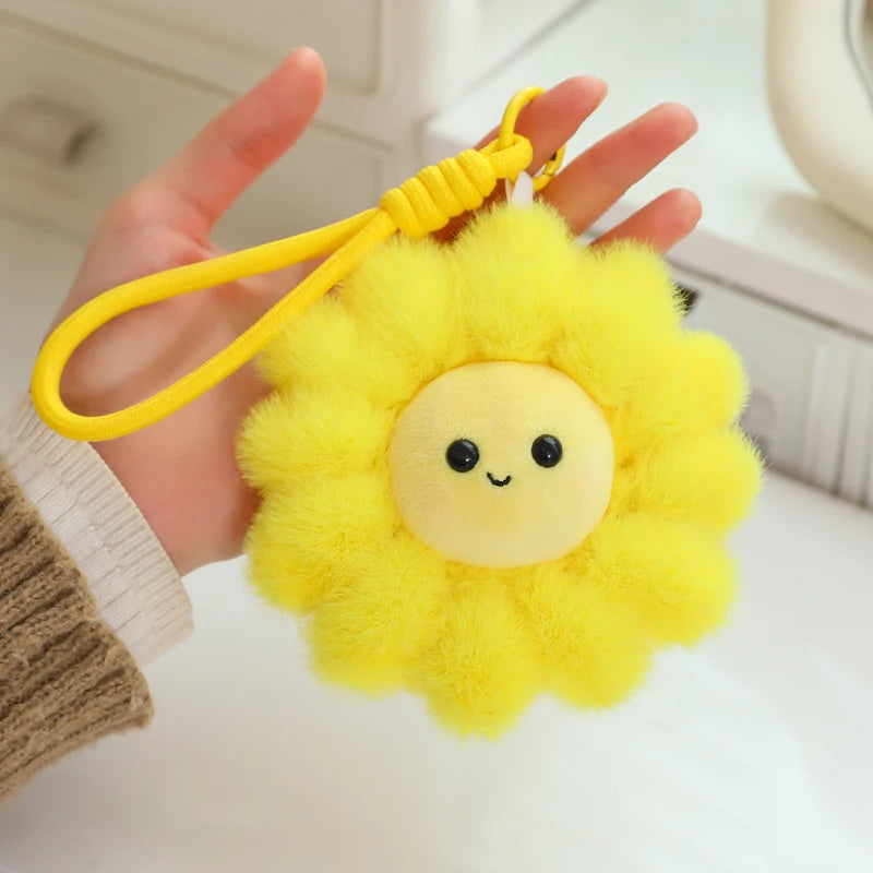 Cute Flower Plush Keychain 12cm - 12 Styles