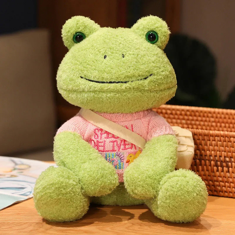 Cute Frog  With Dress Up Plush Toys 25cm - 14 Styles