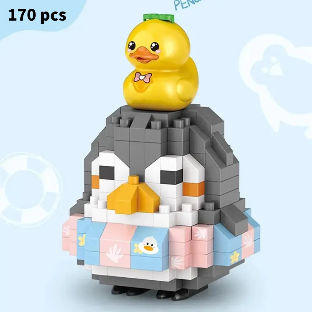 Cute Animal (Hamster/Dolphin/Dog/Cat/Chick/Rabbit/Penguin/Owl) Mini Building Blocks - 8 Styles