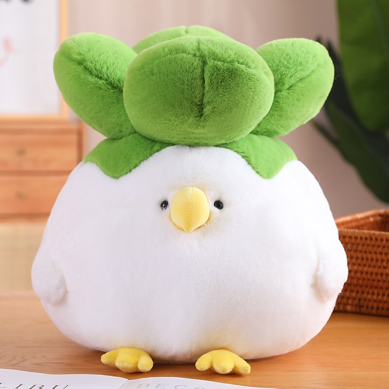 Funny Cabbage Chicken Plush Toys 25cm/40cm/75cm