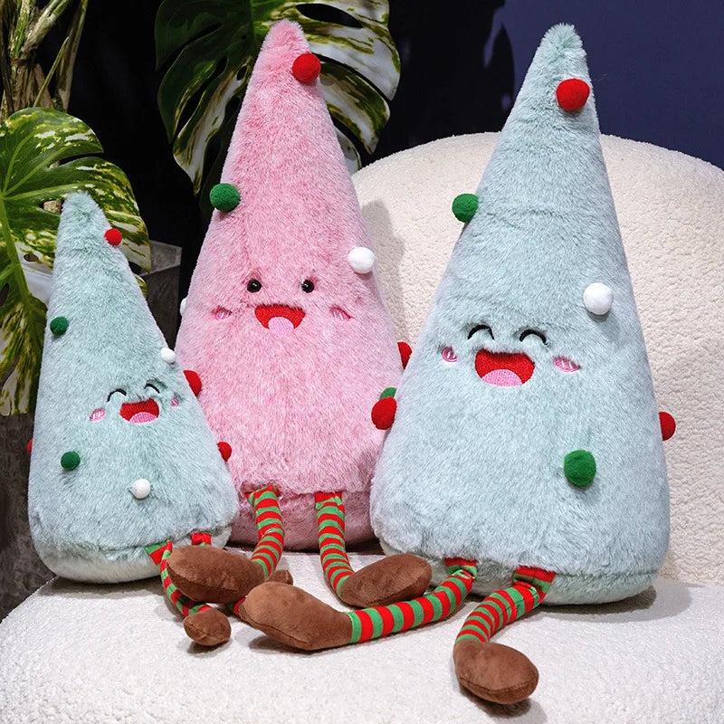 Cute/Funny Christmas (Tree) Plush Toys 30/45cm - Blue/Pink