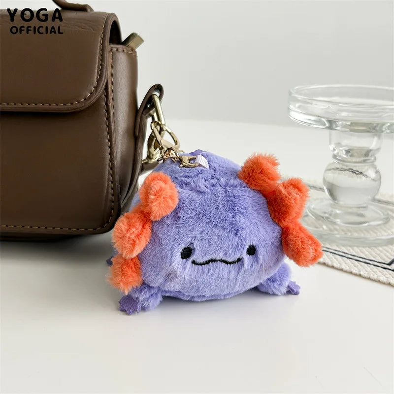 Cute Axolotl Plush Keychains 10cm Or Plush Toys 20/30cm - Yellow/Purple/Blue/Pink