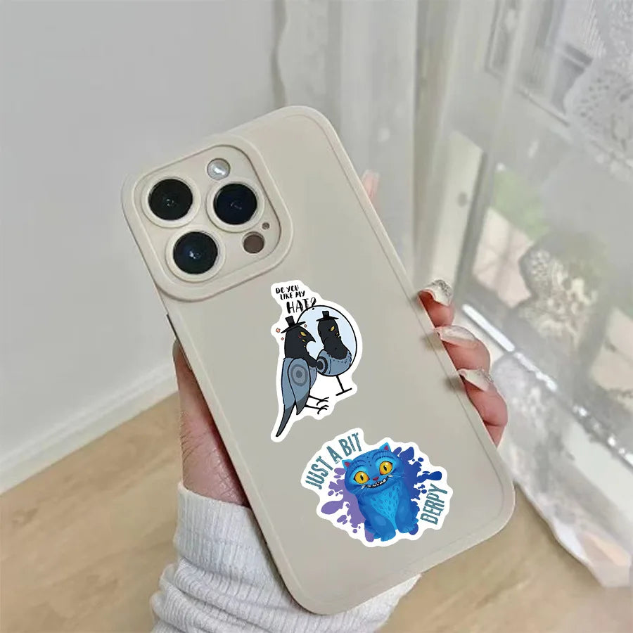 56 pcs Cute/Kawaii K-Pop Demon Hunters Stickers - Derpy Tiger