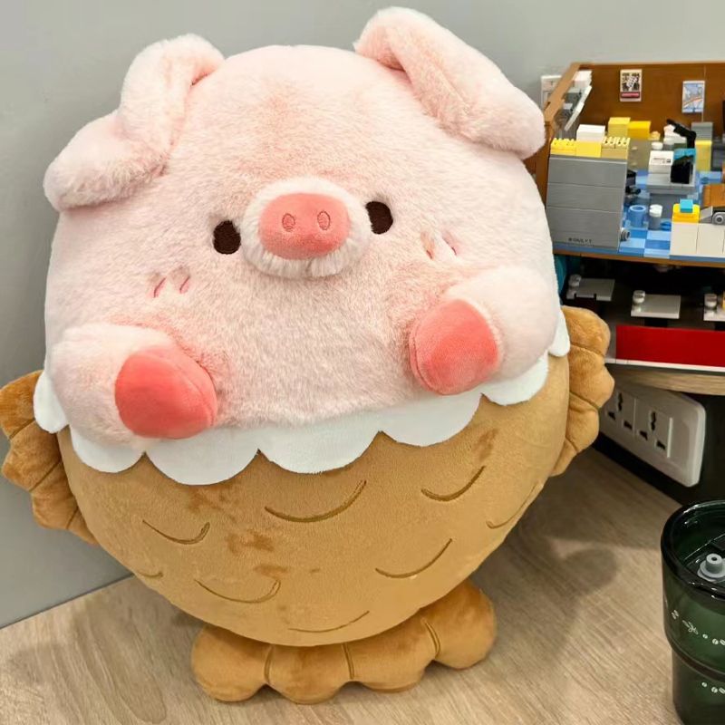 Funny Pig Taiyaki Plush Toys 40cm