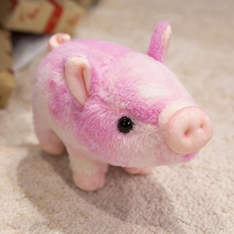 Cute Colorful Pig Plush Toys 23cm