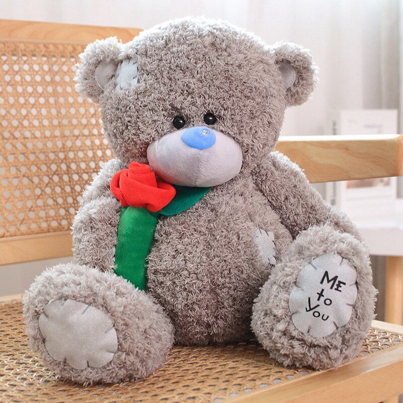 Teddy Bear (With Flower/Cloth) Plush Toy 20cm