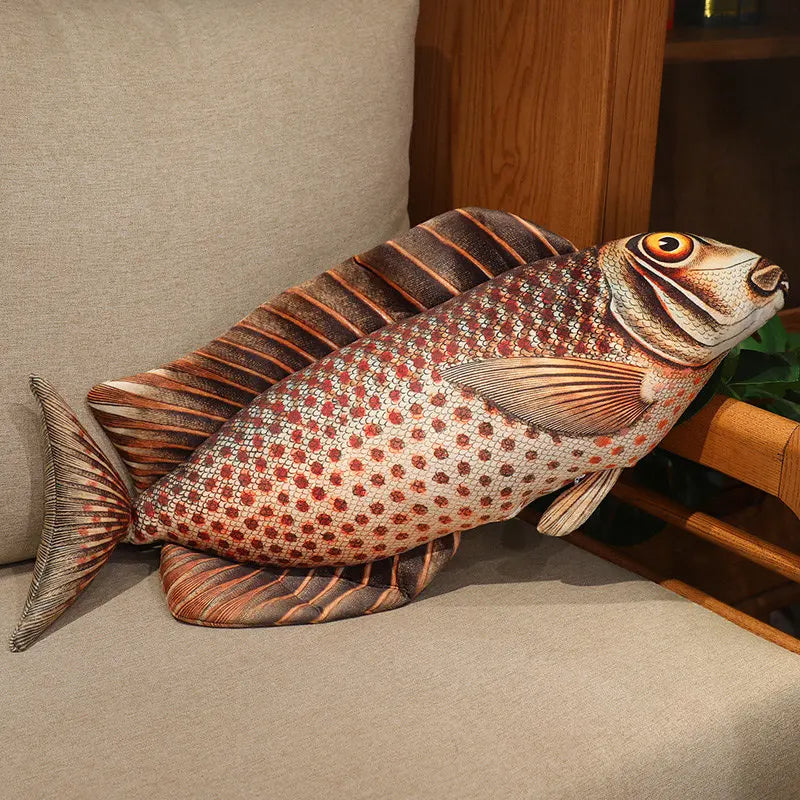 Fish Lifelike/3D Simulation Plush Toys 50/70/90/110cm - 6 Styles