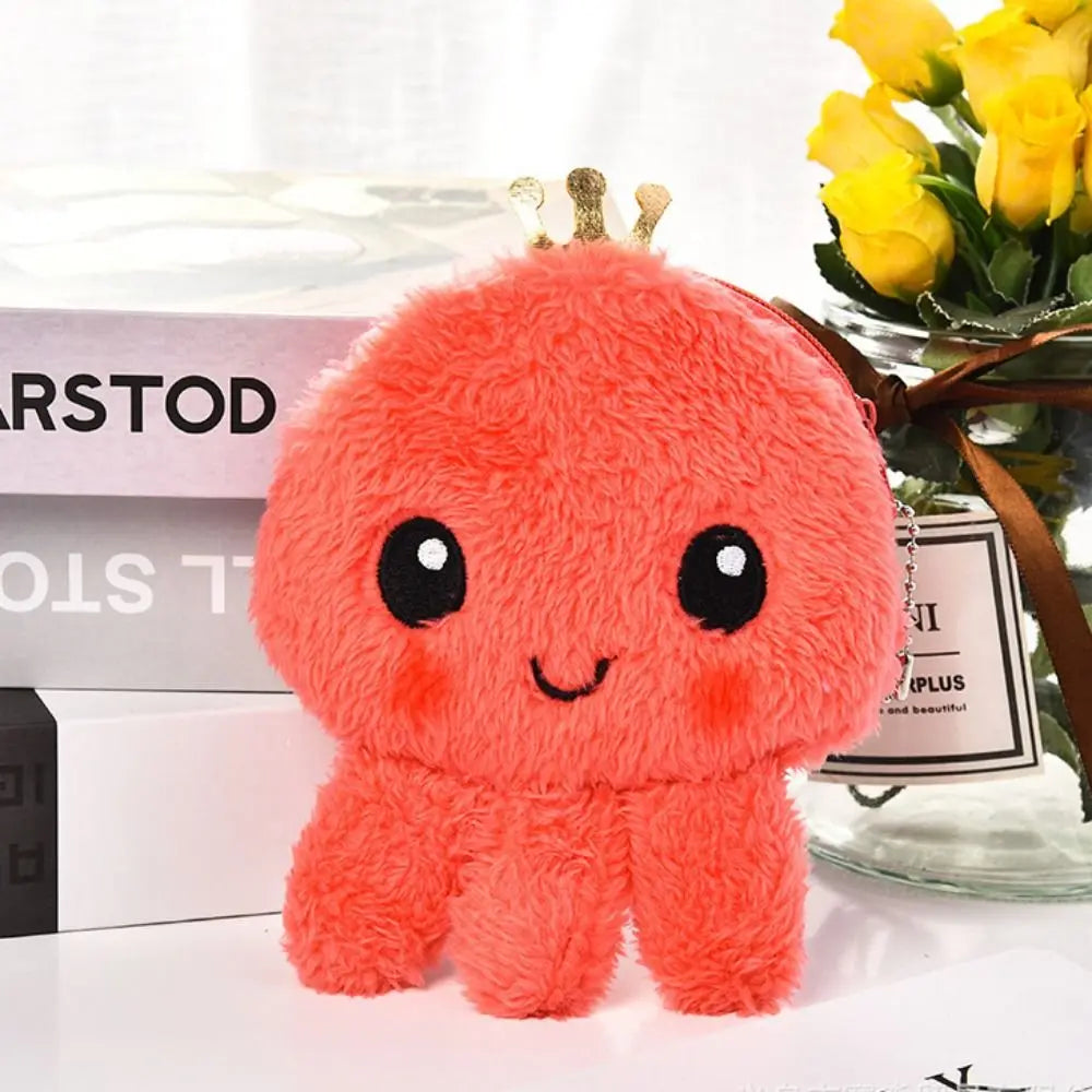 Cute Octopus Coin Purse Plush Keychains - 9 Colours