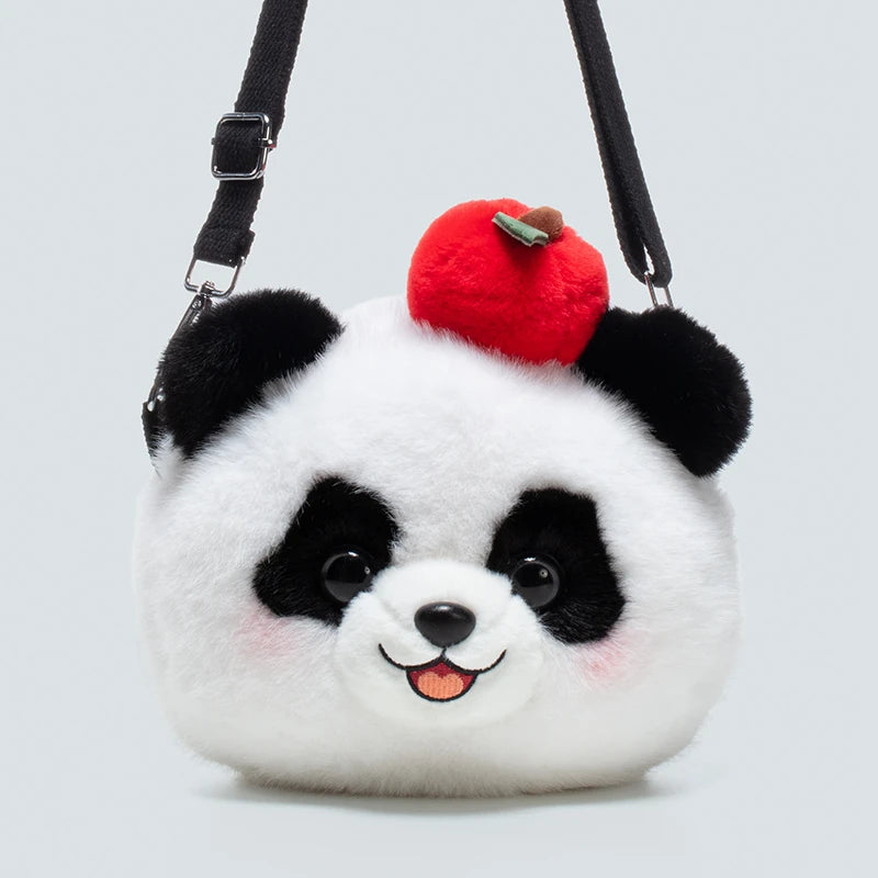 Cute Animal(Cat/Panda/Teddy Bear) Plush Backpacks/Shoulder Bags