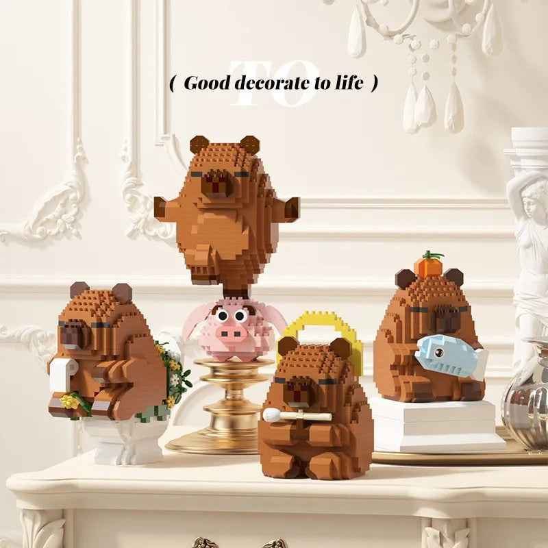 Capybara Mini Building Blocks - 6 Styles