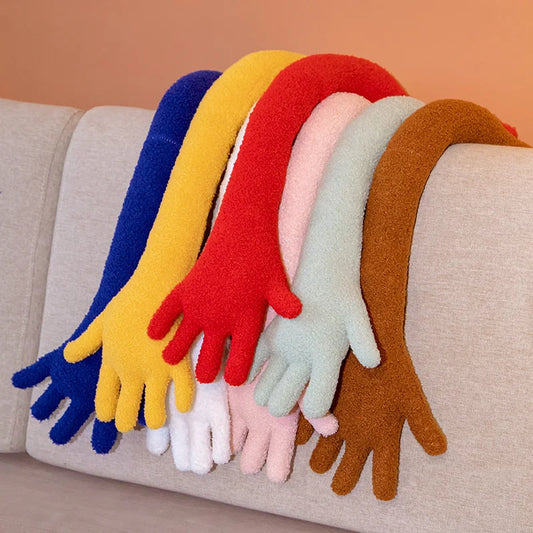 Funny Palm Plush Pillow Toys 80/160cm -Blue/White/Green/Red/Yellow/Pink/Brown