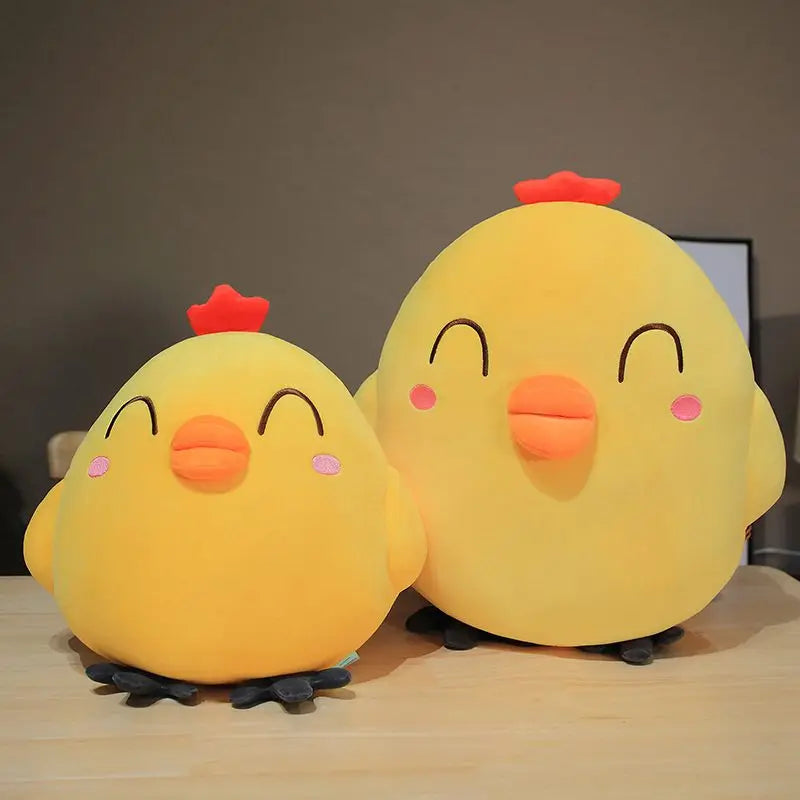 Cute Yellow Chick Plush Toys 25/35/65cm - 2 Styles