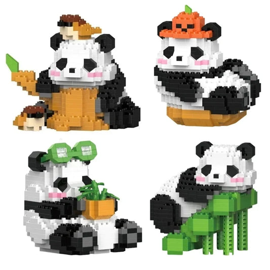 Cute/Kawaii Panda Mini Building Blocks - 5 Styles