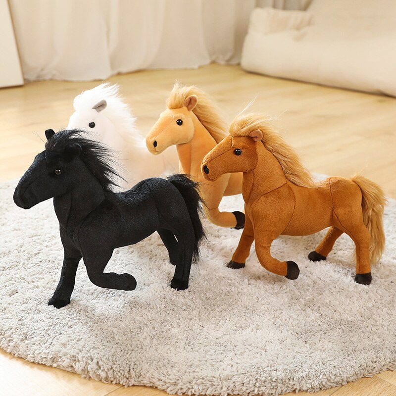 Horse Lifelike Plush Toy - 4 Styles