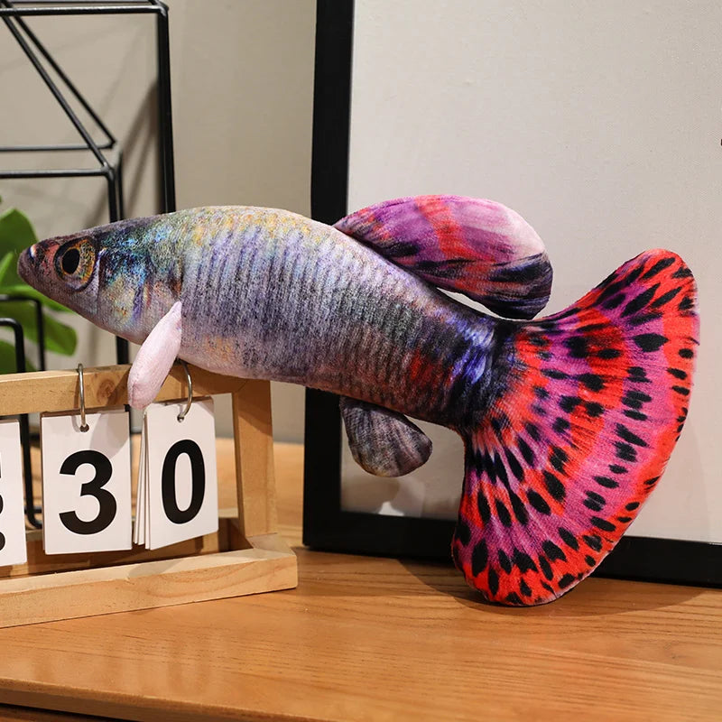 Fish (Guppy) Lifelike Plush Toys 40/60cm - 8 Styles