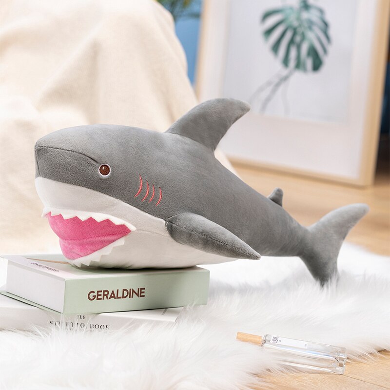 Killer Whale/Great White Shark Plush Toys 35/50cm