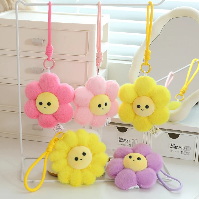 Cute Flower Plush Keychain 12cm - 12 Styles