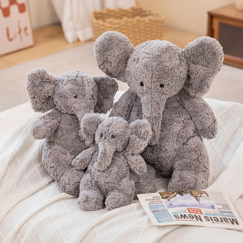 Grey Elephant Plush Toys 30/40/50cm