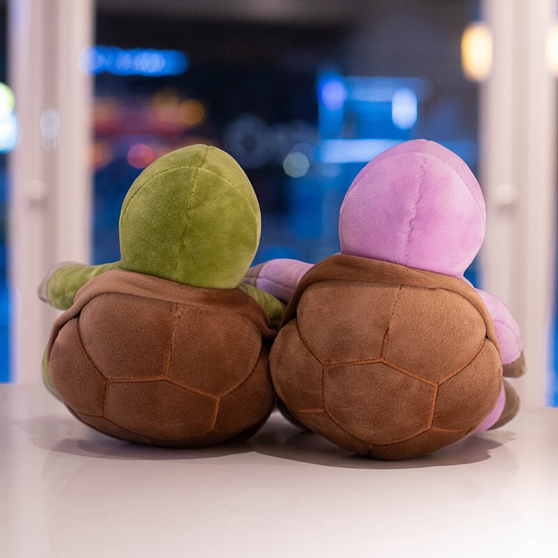 Cute Sleeping Turtle Plush Toys 18cm - Blue/Green/Pink/Purple