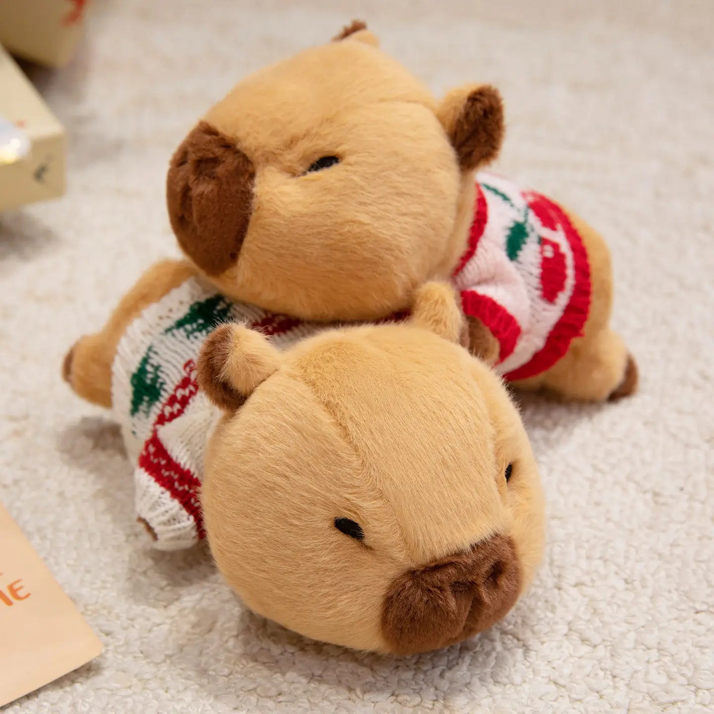 Cute Capybara With Sweater Plush Toys 36cm Or Wrist Rest Plush 20cm