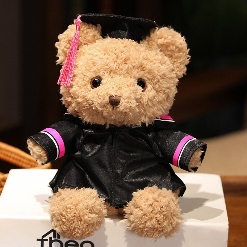 Cute Teddy Bear Graduation Plush Toys 23cm 8 styles