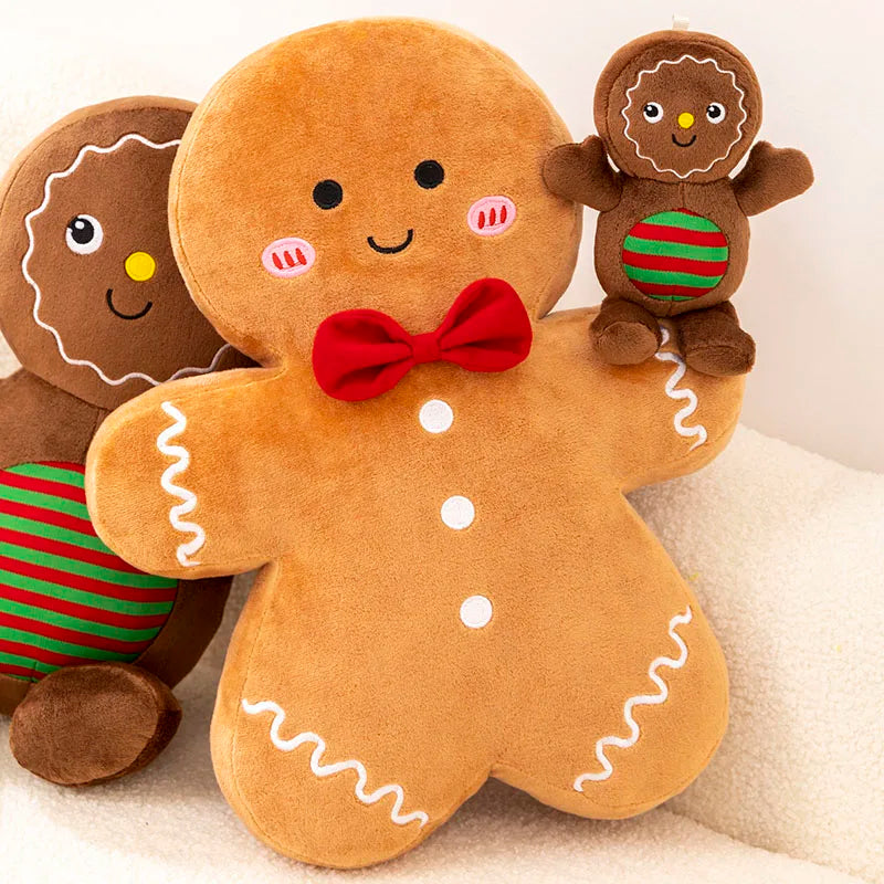 Christmas (Tree/Gingerbread Man) Plush Toys 17/40cm - 4 Styles