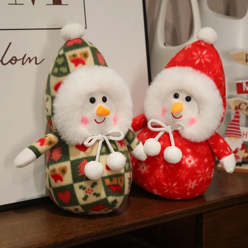 Christmas (Snowman) With Dress Plush Toys 35cm - 6 Styles