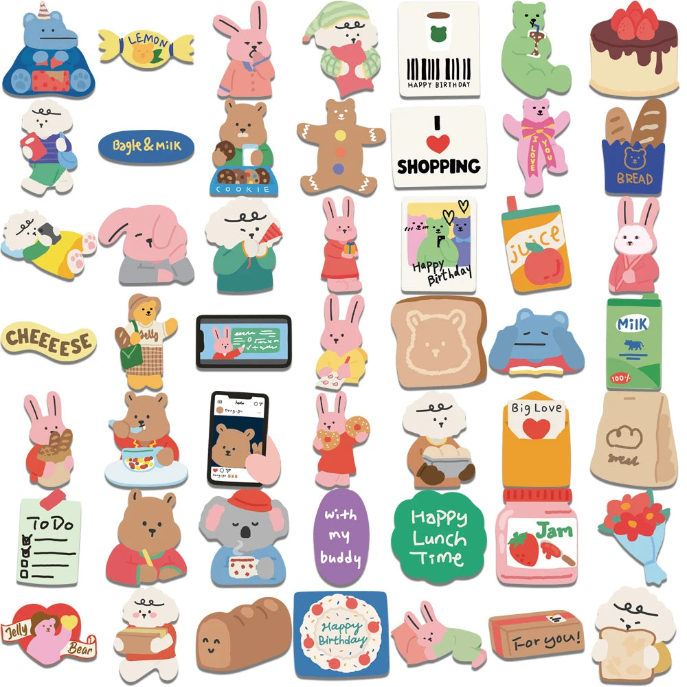 100 pcs (Random) Cute/Kawaii Stickers