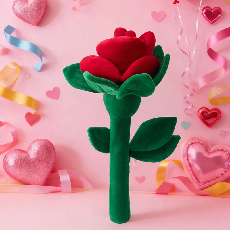 Cute Flower(Rose) Plush Toys 38cm - Yellow/Red/Pink/Blue/Orange/Purple