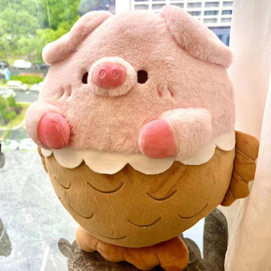 Funny Pig Taiyaki Plush Toys 40cm