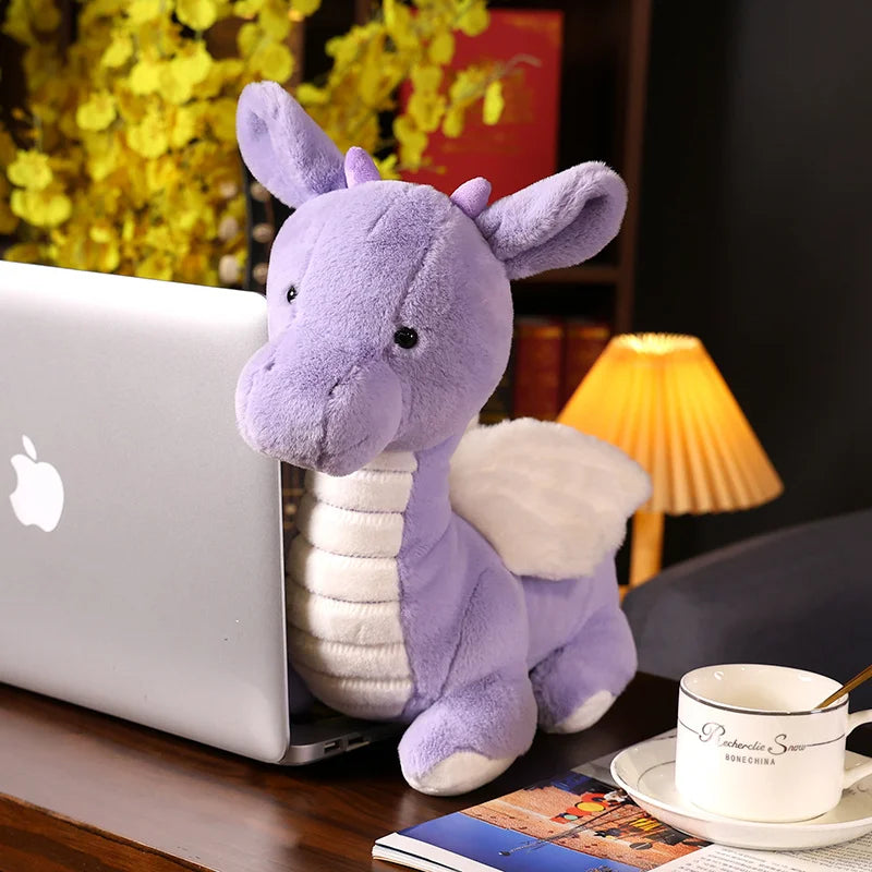 Cute Dragon Plush Toys 45cm -Green/Purple