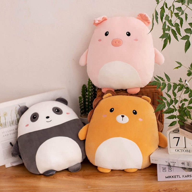 Animal (Penguin/Pig/Rabbit/Dinosaur/Panda/Lion/Deer/Crab) Squishy Plush Pillow 40cm