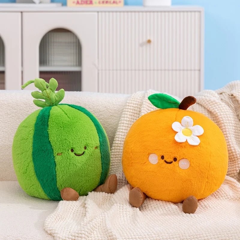 Cute Fruits (Orange/Apple/Pineapple/Strawberry/Watermelon/Coconut) Plush Toys 30cm