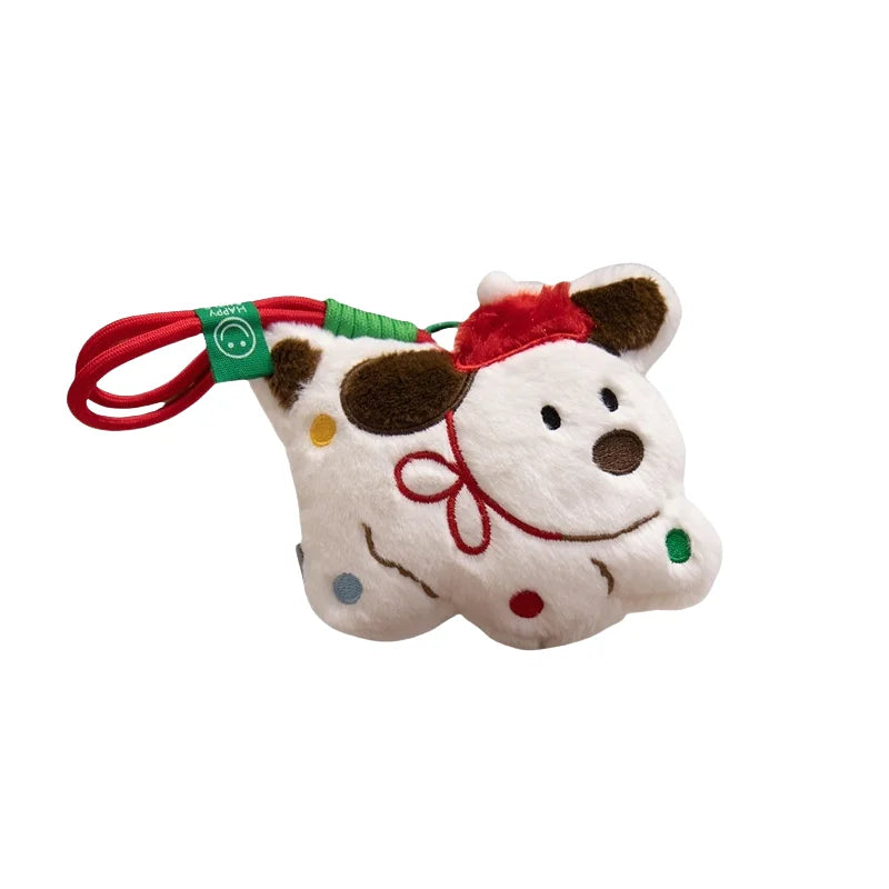 Christmas (Tree/Dog/Gingerbread Man) Plush Toys and Plush Keychains 15cm