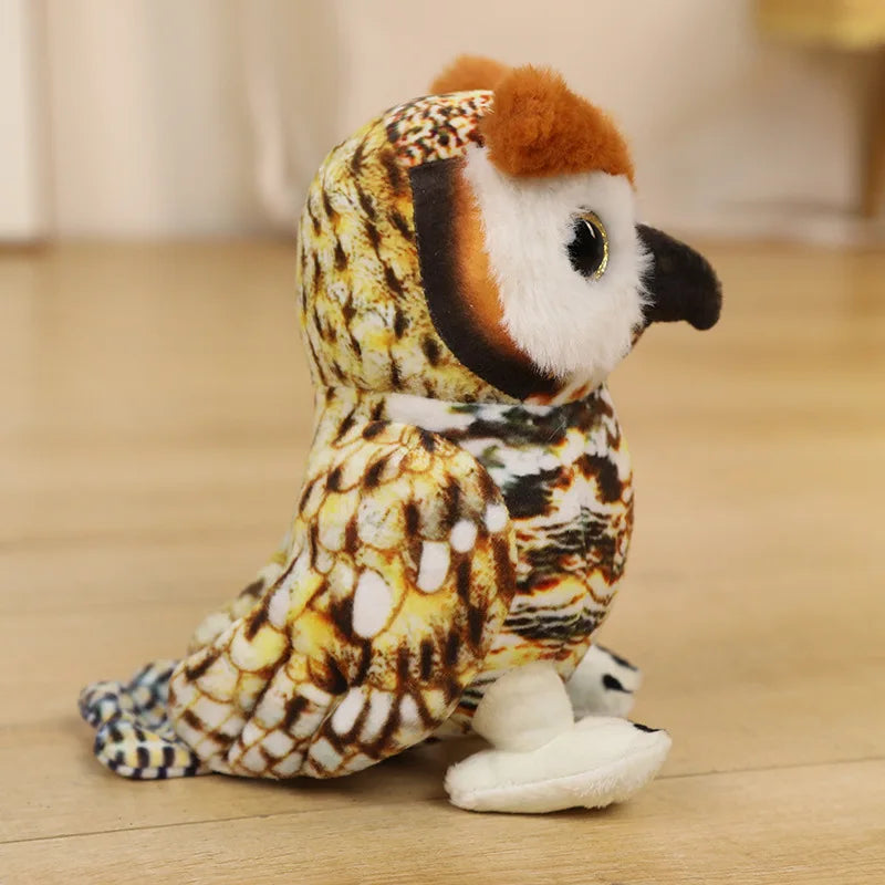 Cute Bird (Owl Lifelike) Plush Toys 20cm - 4 Styles