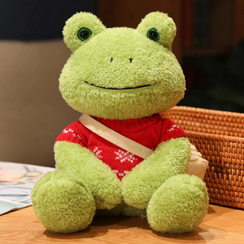 Cute Frog With Dress Up Plush Toys 25cm 14 Styles