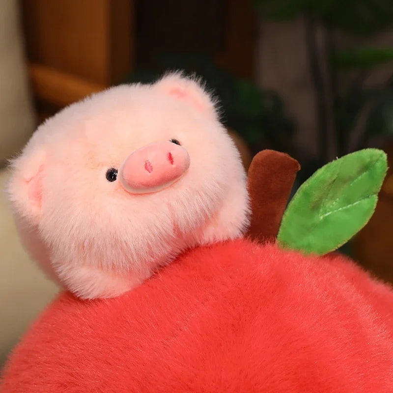 Cute Capybara/Pig With Avocado/Apple Plush Toys25/35/45cm