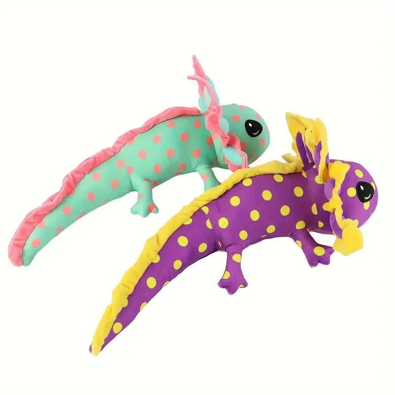 Cute Axolotl Plush Toys 45cm - Colourful Green/Pink/Purple