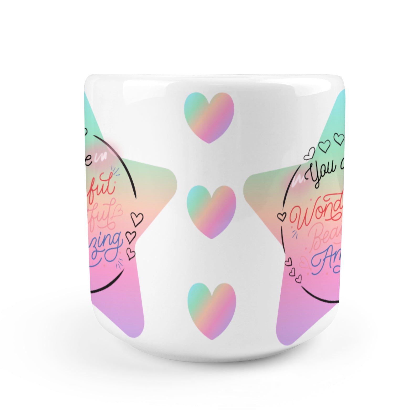 Heart-shaped Mug with "You are" Message (10.3 OZ)