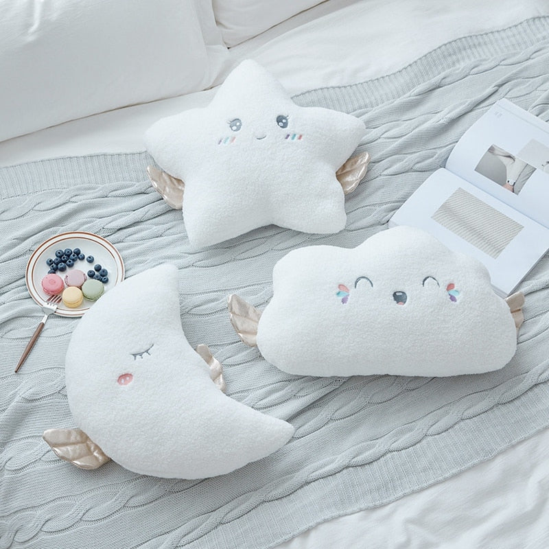 Sky Series Plush Toy (Angel Cloud/Moon/Star)