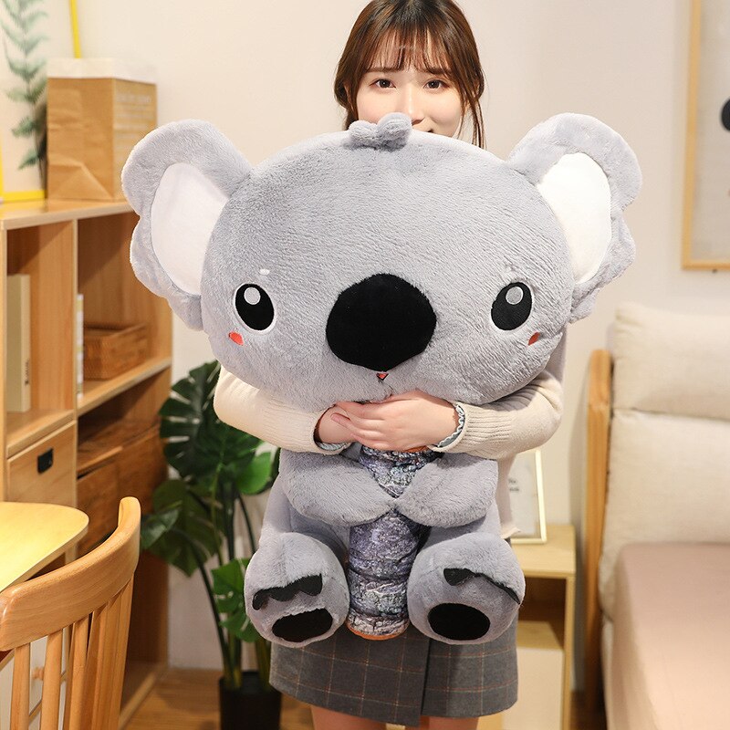 Koala Embrace Tree Stump Plush Toys 30-70cm